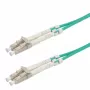 Glasfaser-Jumperkabel ROLINE LC/LC OM3 50/125µm Türkis 2 m