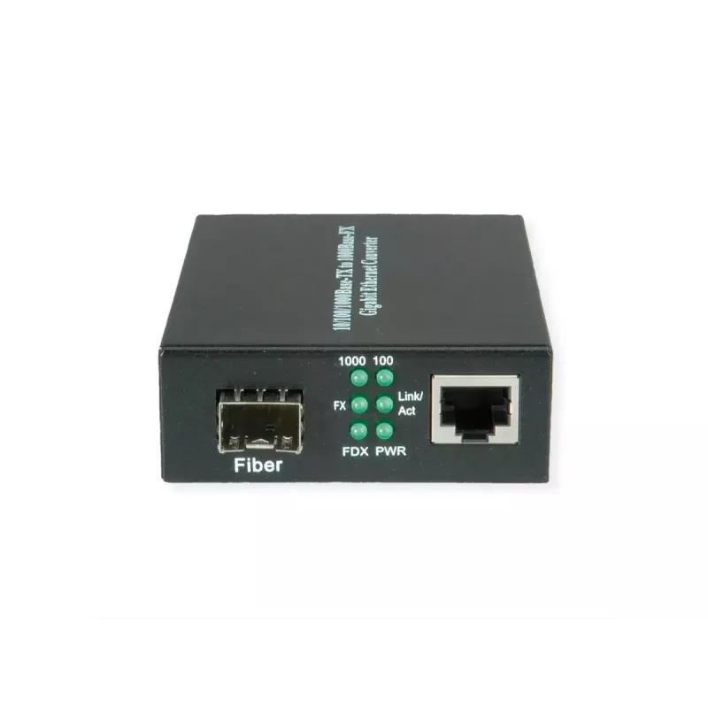 Netzwerk-Medienkonverter VALUE 21.99.1199 1000 Mbit/s Multimode Schwarz