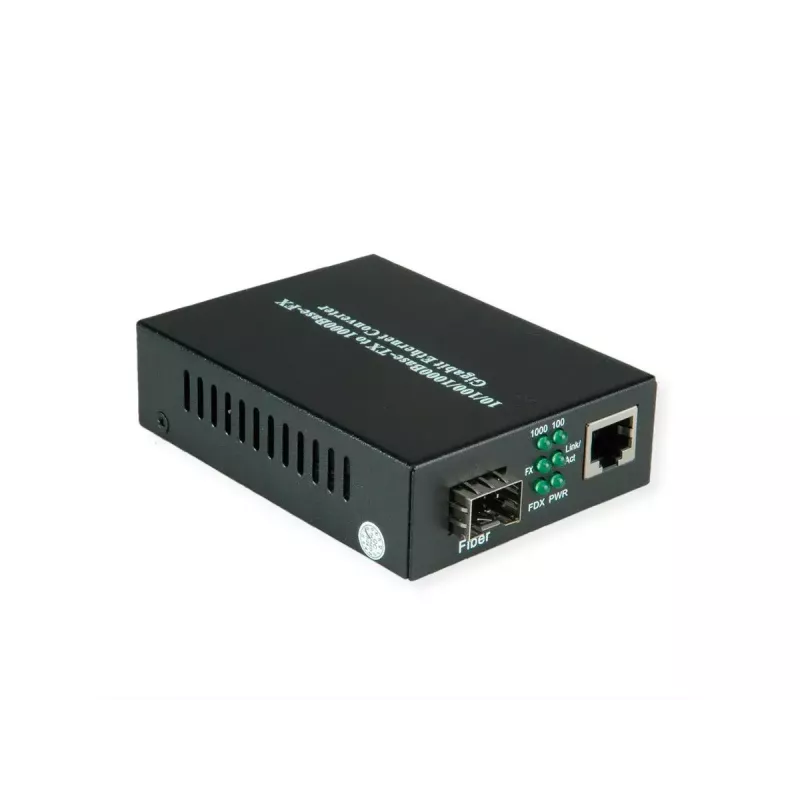 Netzwerk-Medienkonverter VALUE 21.99.1199 1000 Mbit/s Multimode Schwarz