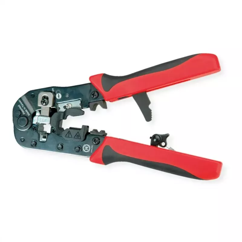 Kabel-Crimpzange VALUE 25.99.8794 Schwarz Rot 190 mm 347 g