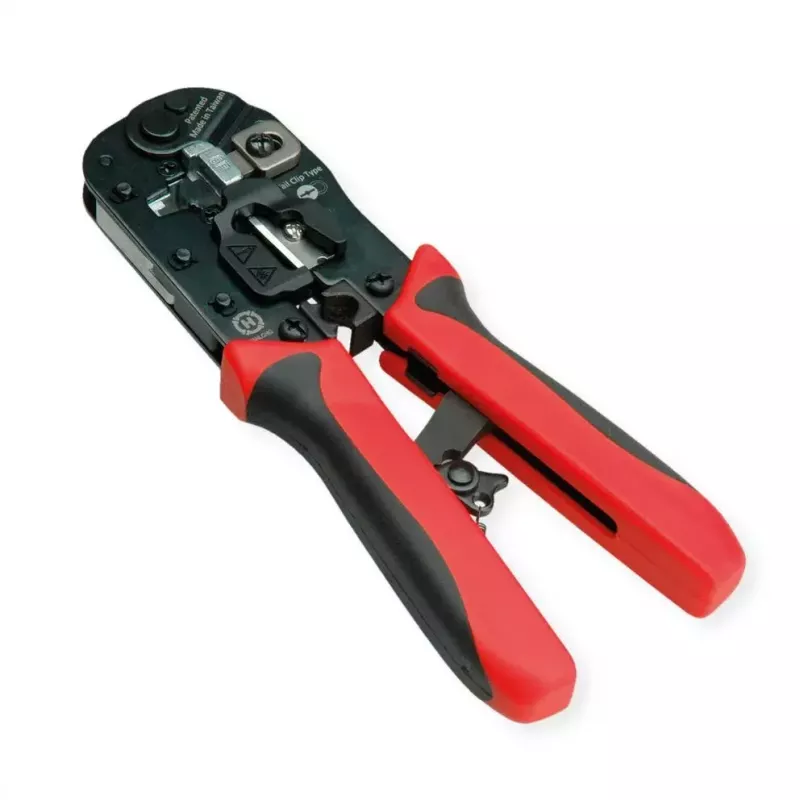 Kabel-Crimpzange VALUE 25.99.8794 Schwarz Rot 190 mm 347 g