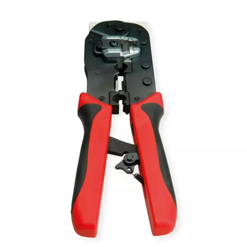Kabel-Crimpzange VALUE 25.99.8794 Schwarz Rot 190 mm 347 g