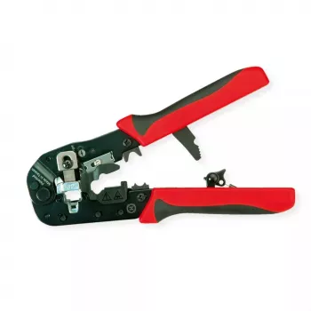 Kabel-Crimpzange VALUE 25.99.8794 Schwarz Rot 190 mm 347 g