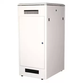 ROLINE 19-Zoll-Netzwerkschrank Pro 26U, 600x800 mm BxT, Glastür, grau, IP20, 600 kg Tragfähigkeit