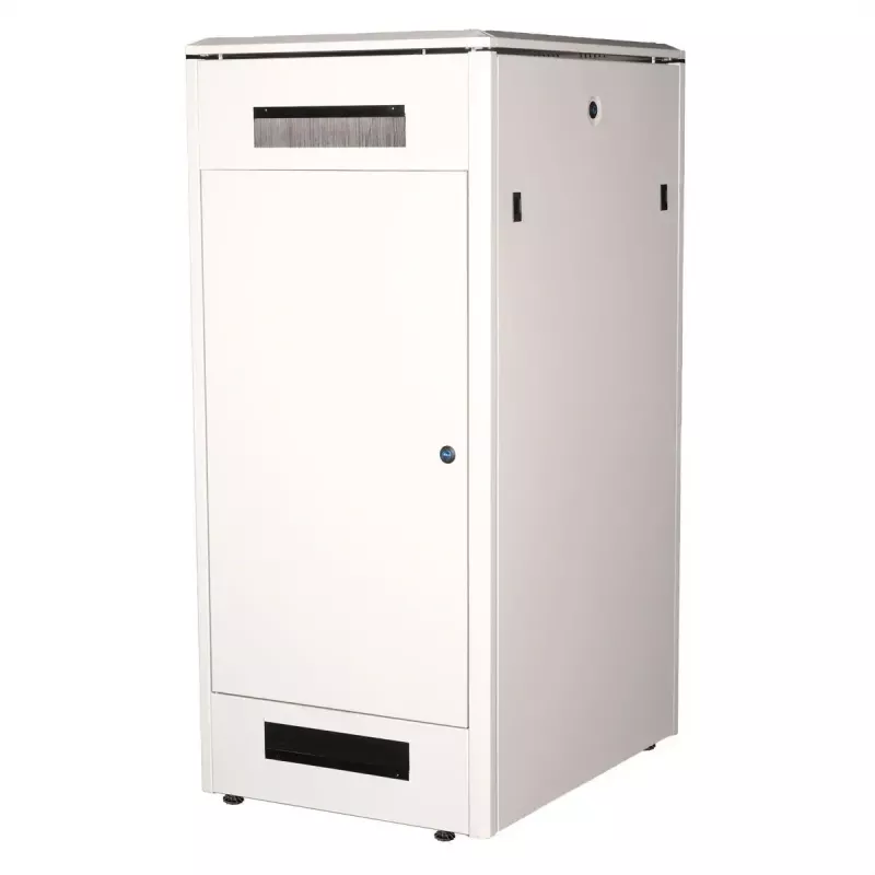 ROLINE 19-Zoll-Netzwerkschrank Pro 26U, 600x800 mm BxT, Glastür, grau, IP20, 600 kg Tragfähigkeit
