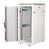 ROLINE 19-Zoll-Netzwerkschrank Pro 26U, 600x800 mm BxT, Glastür, grau, IP20, 600 kg Tragfähigkeit