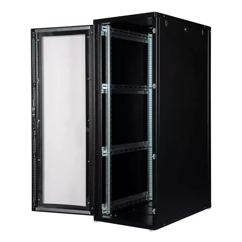 Freistehender Schrank ROLINE 19-Zoll Serverschrank Pro 36 U 600x1000 schwarz