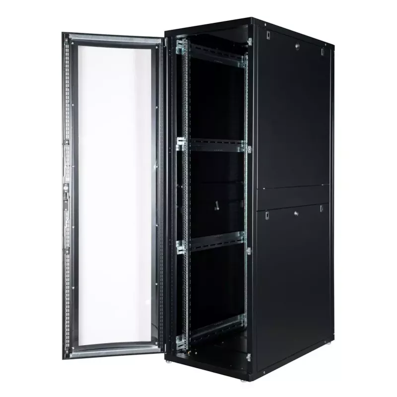 Freistehendes Rack ROLINE 19-Zoll-Serverschrank Pro 42U 600x1000 schwarz