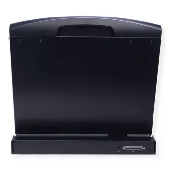 Rack-Konsole VALUE 26.99.0131 19 Zoll (48,3 cm) 1366x768 250 cd/m² Deutsche Tastatur Schwarz 1HE
