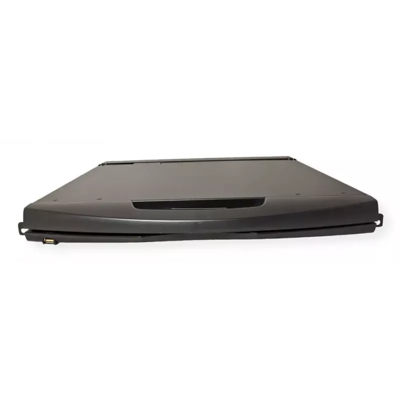 Rack-Konsole VALUE 26.99.0132 — 19 Zoll (48,3 cm) 1366×768 LCD, 1U, Schweizer Tastatur, schwarz