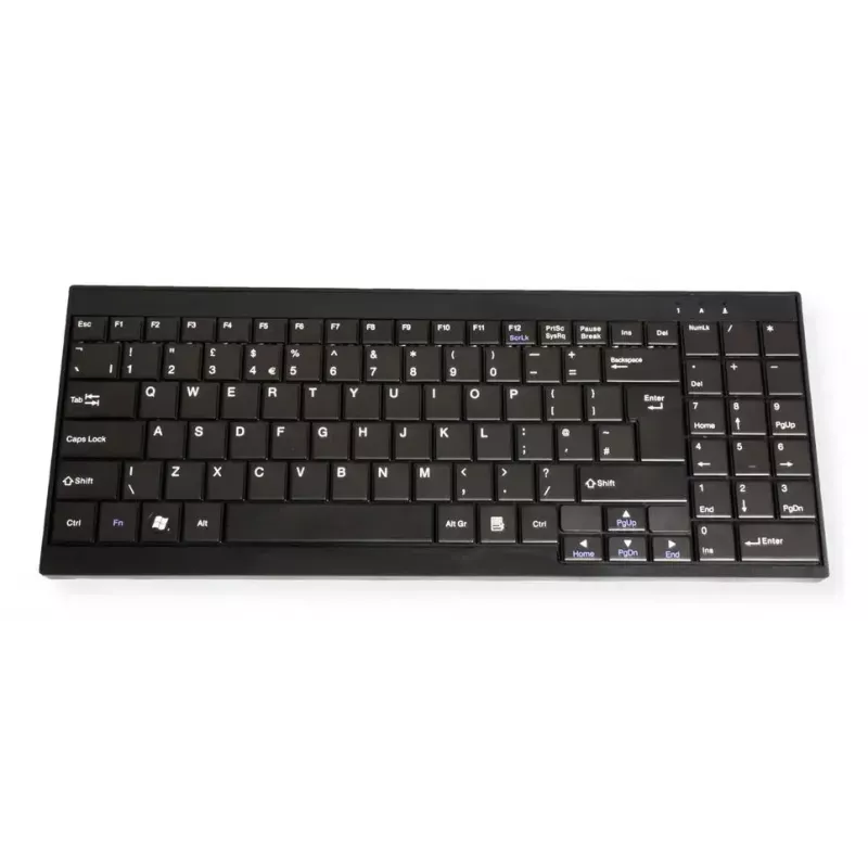 Rack-Konsole VALUE 26.99.0132 — 19 Zoll (48,3 cm) 1366×768 LCD, 1U, Schweizer Tastatur, schwarz