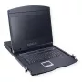 Rack-Konsole VALUE 26.99.0132 — 19 Zoll (48,3 cm) 1366×768 LCD, 1U, Schweizer Tastatur, schwarz