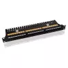 Patchpanel VALUE Cat.6/Class E 24 Ports UTP schwarz