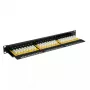 Patchpanel VALUE Cat.6/Class E 24 Ports UTP schwarz