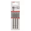 Schrauberbits Bosch 2607001535 extra hart PH2 3 Stück 89 mm