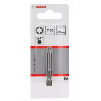 Schrauberbit Bosch 2607001642 T30 extrahart 49 mm