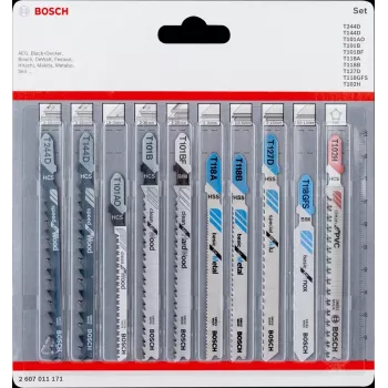 Bosch 2 607 011 171 Stichsägen-/Säbelsägen-/Reciprosägenblatt Stichsägeblatt 10 Stück