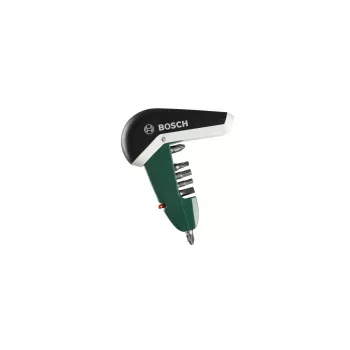Bosch 2 607 017 180 manueller Schraubendreher Multibit-Schraubendreher T-Griff-Schraubendreher