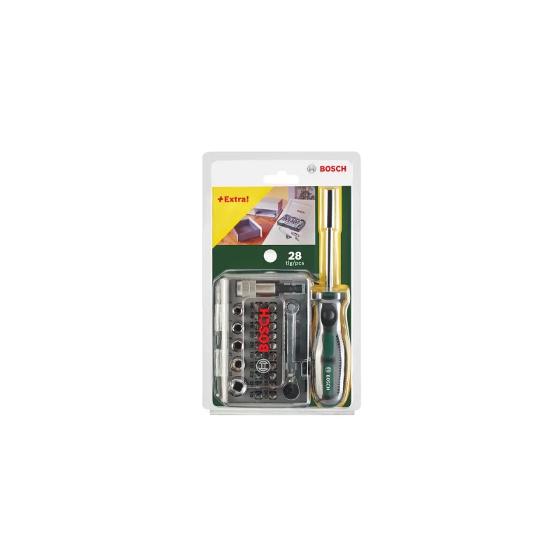 Schraubendreherbitsatz Bosch 2 607 017 331 27-tlg. Sechskant Nuss Torq-Set Kreuzschlitz