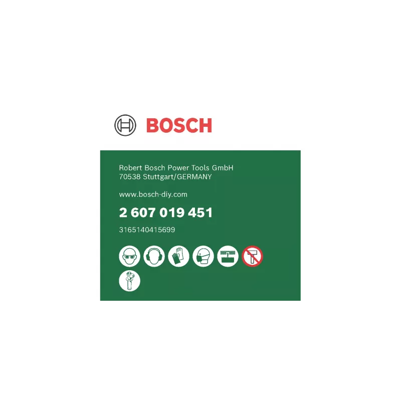 Bosch 2 607 019 451 Lochsägensatz 5 Stück