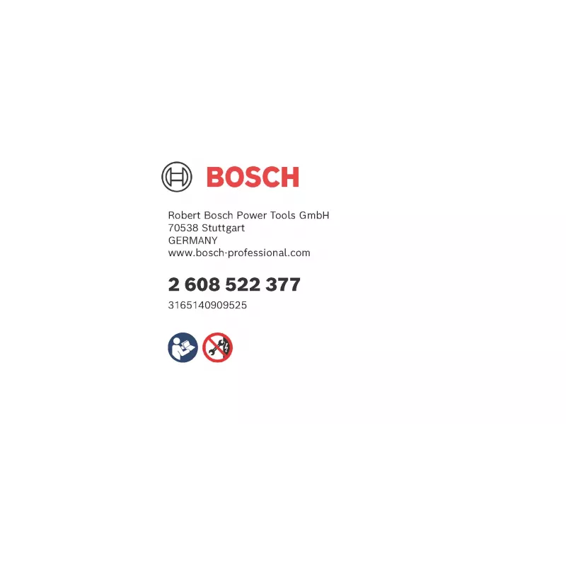 Bohrer Bosch 8 mm Durchmesser HSS, Modell 2608522377, Metall- und Holzbohren