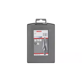 Stufenbohrer-Set Bosch HSS mit 3-Flächen-Schaft für Aluminium, Kunststoff