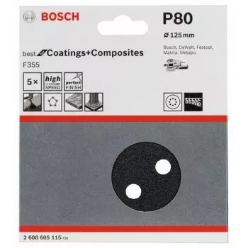 Schleifblatt Bosch F355 5 Stück 2608605115