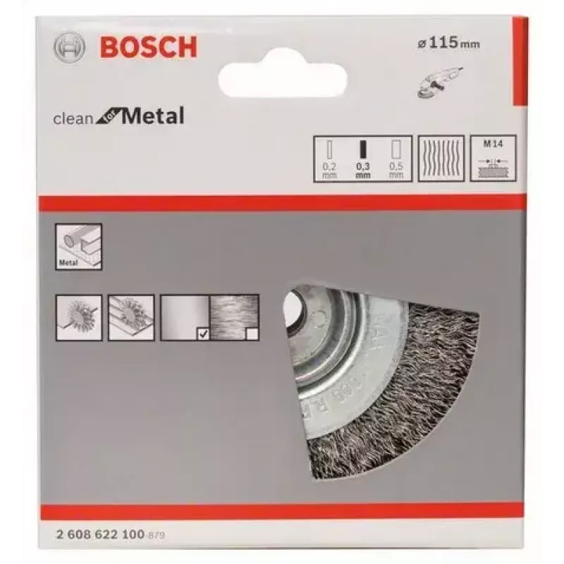 Drahtbürste Bosch 2 608 622 100 11,5 cm Schaftdurchmesser 1,4 cm
