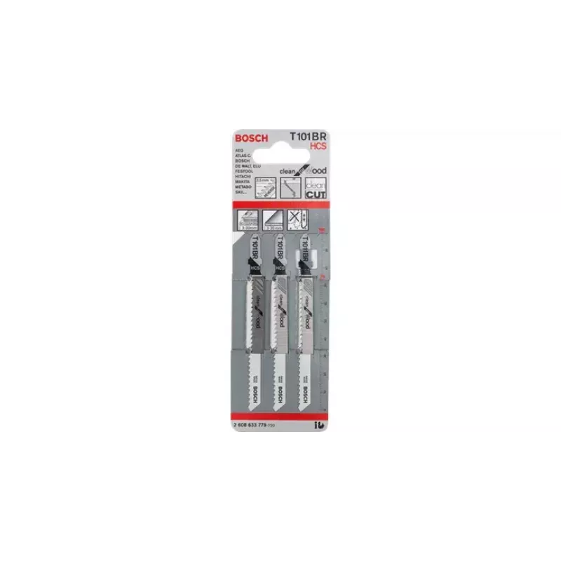 Bosch T 101 BR Clean for Wood Stichsägeblätter
