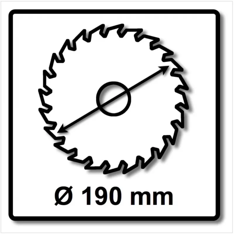 Bosch ‎2608644049 Kreissägeblatt 19 cm 1 Stück