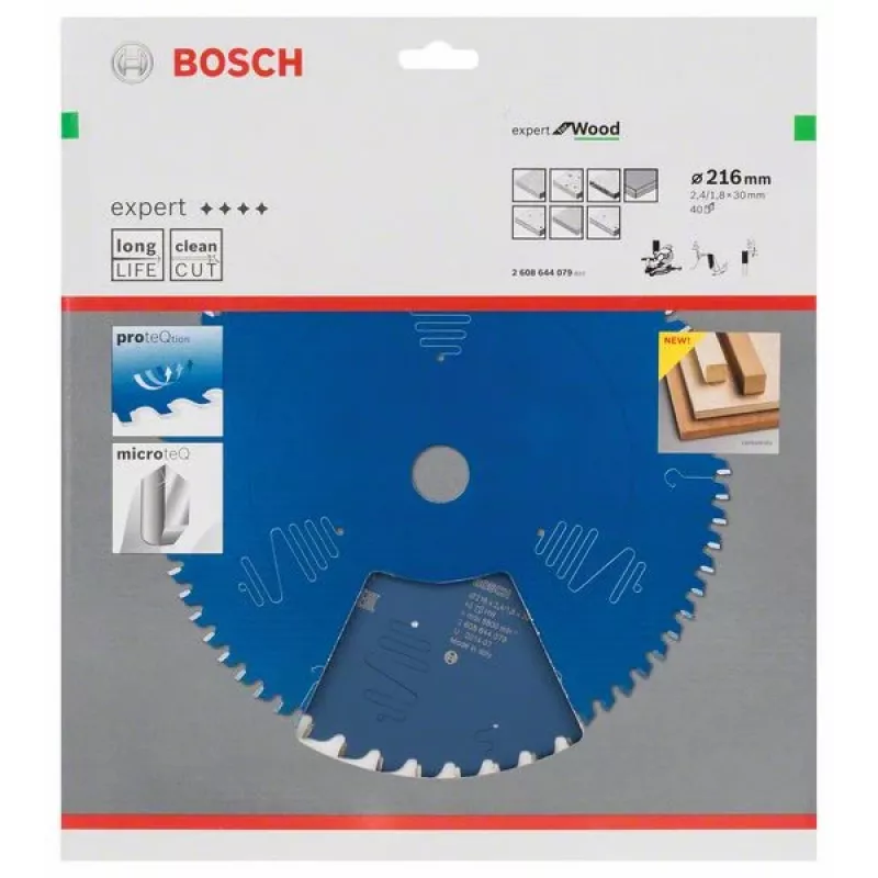 Bosch 2 608 644 079 Kreissägeblatt 21,6 cm 1 Stück