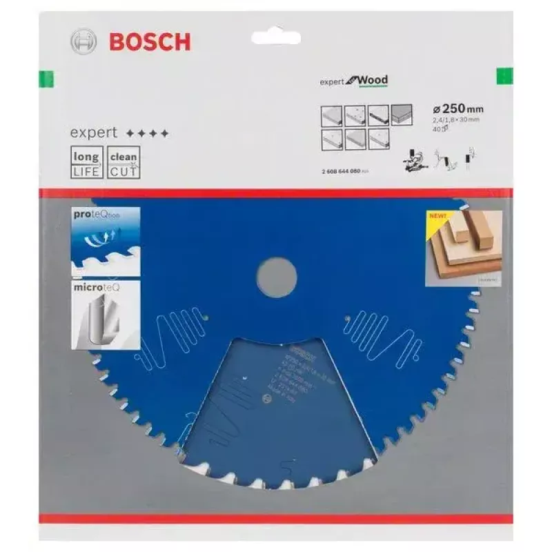 Bosch ‎2608644080 Kreissägeblatt 25 cm 1 Stück