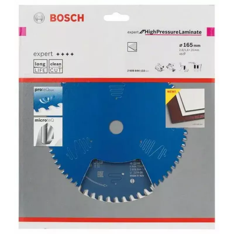 Bosch ‎2608644133 Kreissägeblatt 16,5 cm 1 Stk.
