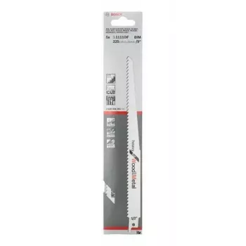 Säbelsägeblatt Bosch S 1111 DF Bimetall 22,5 cm 4,3 mm Zahnabstand