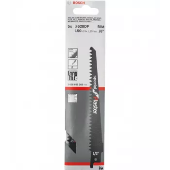 Bosch 2608656263 Säbelsägeblatt Bimetall 5 Stk.