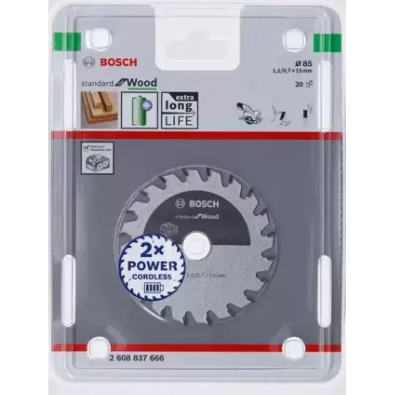 Bosch 2 608 837 666 Kreissägeblatt 8,5 cm 1 Stk.