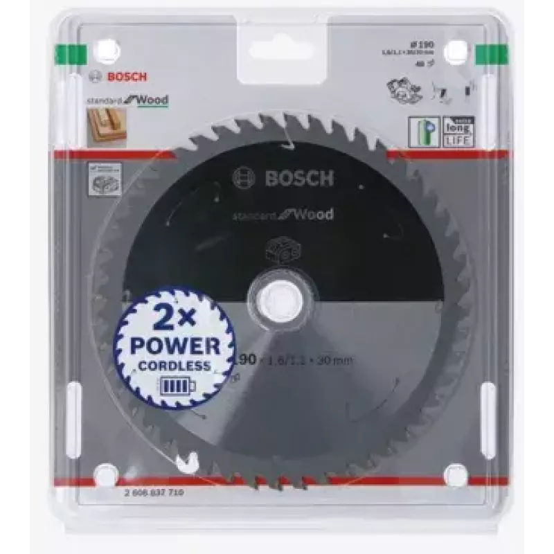 Bosch 2 608 837 710 Kreissägeblatt 19 cm 1 Stück