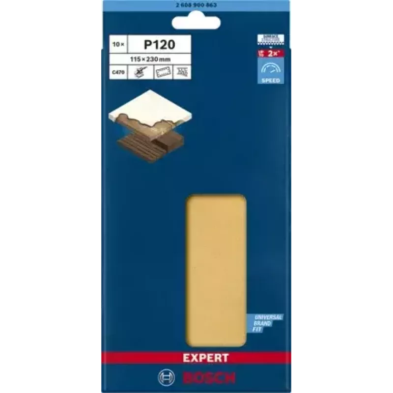 Bosch 2 608 900 863 Schleifblatt für Holz