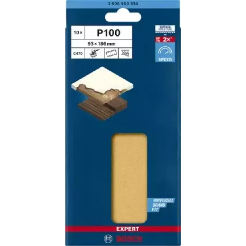 Bosch 2 608 900 874 Drehwerkzeug-Schleif-/Schmirgelzubehör Holz Schleifblatt