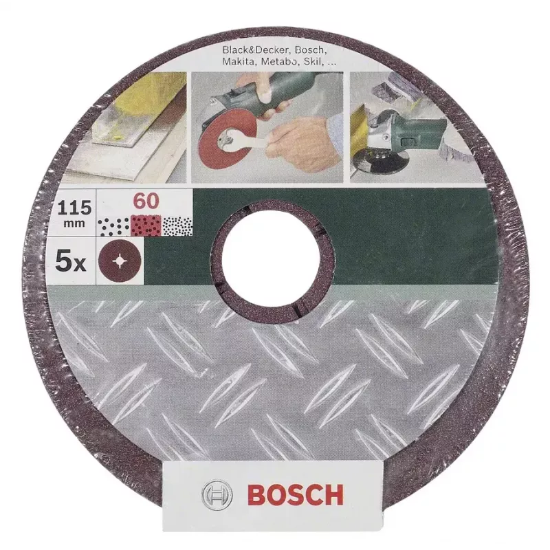 Schleifscheibe Bosch 2609256252 Bohrungsgröße 2,2 cm Packung mit 5