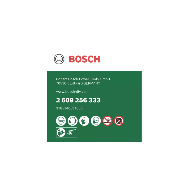 Bosch 2 609 256 333 Winkelschleifer-Zubehör Trennscheibe