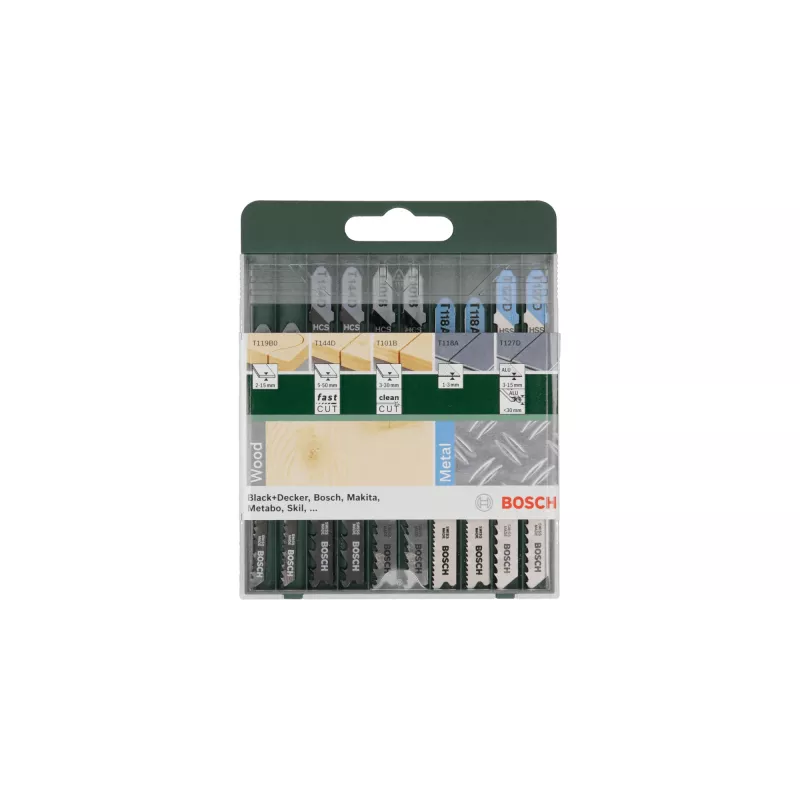 Bosch 2 609 256 746 Stich-/Dekupier-/Säbelsägeblatt-Set