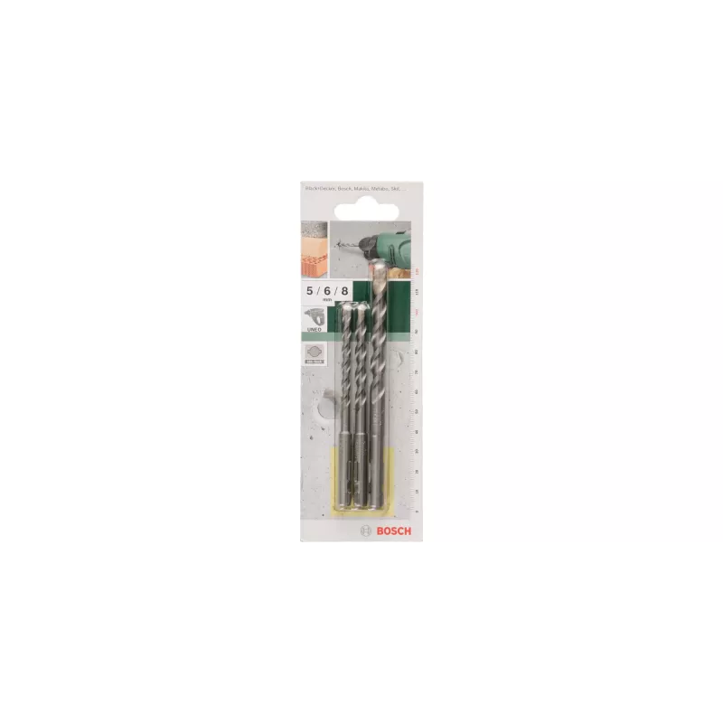 Bosch 3-teiliges Betonbohrer-Set SDS-Quick