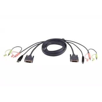 KVM-Kabel DVI-D USB ATEN 2L-7D03U 3m