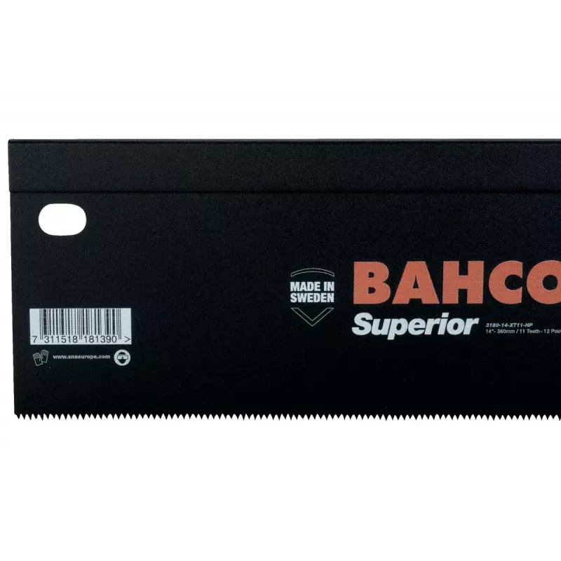 Backsaw Bahco 3180-14-XT11-HP 35 cm Schwarz Orange