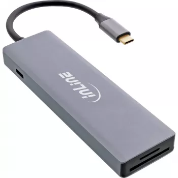 InLine USB 3.2 USB-C Multi Hub (3x USB-A + USB-C) - Kartenleser - HDMI - OTG
