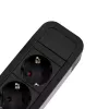 Power Extension Bachmann PRIMO 2 2m 6 AC Outlets Indoor Schwarz