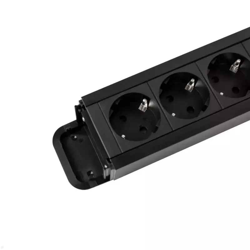 Power Extension Bachmann PRIMO 2 2m 6 AC Outlets Indoor Schwarz