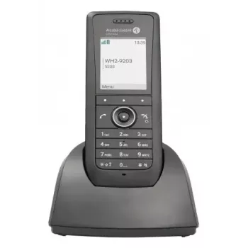 IP-Mobiltelefon ALCATEL 8158s — Schnurloses Mobilteil, 2 Zoll LCD 230×320, Wi-Fi a/b/g/n/ac, Codecs G.711/G.729/OPUS, schwarz