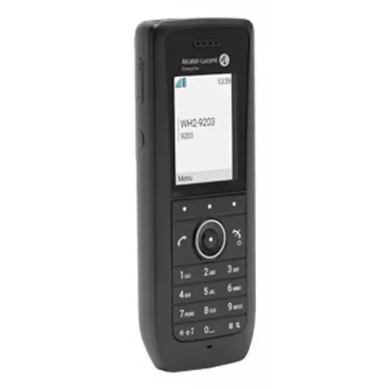IP-Mobiltelefon ALCATEL 8158s — Schnurloses Mobilteil, 2 Zoll LCD 230×320, Wi-Fi a/b/g/n/ac, Codecs G.711/G.729/OPUS, schwarz
